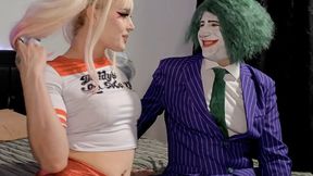 JOKER'S XXX FUN: Messy Makeup Fuck With Tgirl Harley REDUX