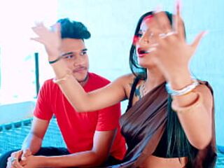 Newly married Bhabhi seduce by her naughty devar on the bed