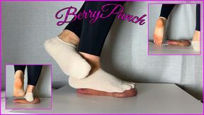 Step-Aunt Socks Full Weight Cock Trampling - Blocked Ejaculation - Footjob - Cock Crush - Cockbox - Foot Fetish - 1080HD