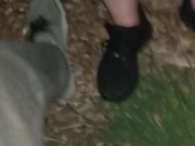 She Sucks Off Complete and Total Stranger in Public Park