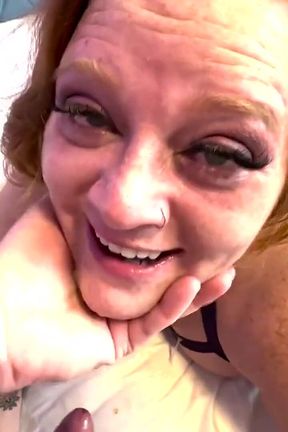 SSBBW Julie Ginger Fucks a Fan
