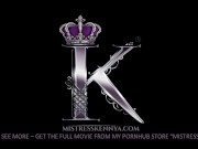 Mistress Kennya: Masturbation encouragement fetish preview