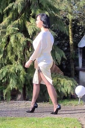 Teasing in the garden