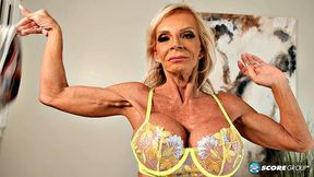 Our 60Plus MILF is a huge-titted blonde named Summer Angel