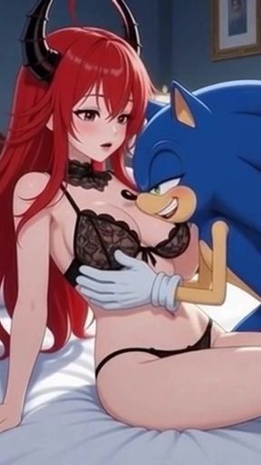 Anime Girls and Sonic Fantasy Animation   Clip 1