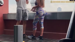 Colombian Bubble Butt Girl Gets Picked Up From The Gym To Have A Unforgettable SEX!