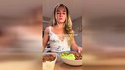 TikTok Star's Glory Hole Adventure: Swallows Multiple Loads BUKKAKE