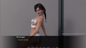 Jude Posing Infront of Bridget's New Store for Sissy Uniform