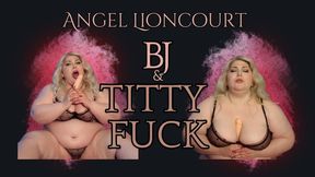 Dildo BJ & Titty Fuck  🍆🍒💦