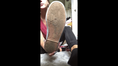 Sweaty socks and slip ons