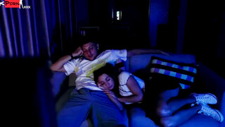 Step-Brother's Surprise - Blowjob & Creampie