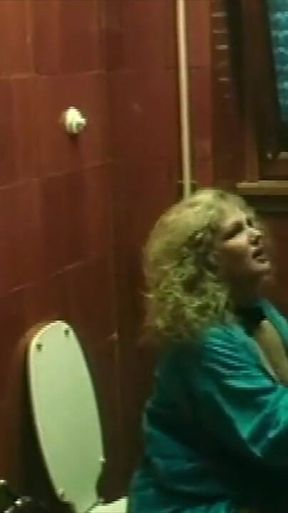Marina Lotar Gets Pounded in the Bathroom by Rocco Siffredi, with a Final Money Shot to the Face.