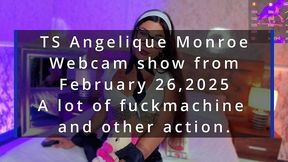ts angelique monroe - webcam show from february 26, 2025