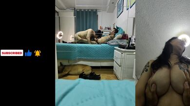 the queen deepthroating her husband in homemade mexican blowjob