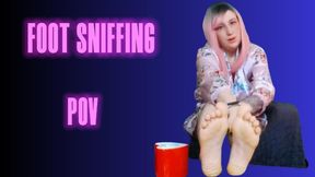 Longing for soles -Lady Angela nakes you sniff her feet with