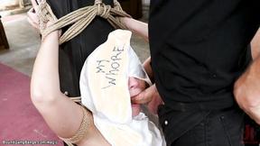 ”BIG ROUND ASS bound blonde gangbang ravaged”