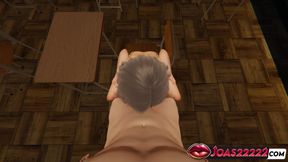 Sexy Katie College 3D Hentai – Big Wet Tits Titfuck, Sloppy Blowjob & Footjob Cumshot