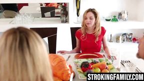 Angel Smalls gets stepped on by bro after Thanksgiving feast