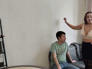 Paid the kitchen renovation with her cunt and booty!