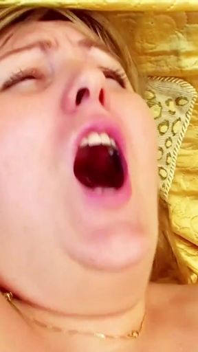 Emotional moment from &quot;Chubby BBW Mom Seduce to Fuck by Huge Cock Step Step Son&quot;