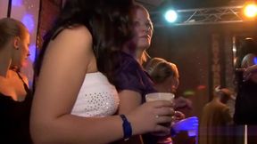 Tons of group sex on dance floor