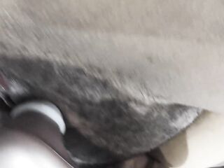 Pov: see me tease my bushy cunt