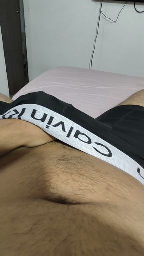 masturbating alone at home
