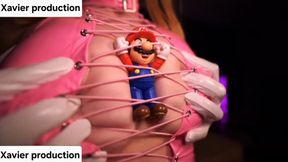 Queen cosplay.this slutty girl gives a handsjob then a boobsjob and then starts sucking the hard cock until he comes on her face and in her mouth and