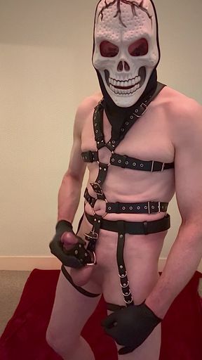 Playing With The Cock Chastity Belt