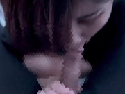 奥まで咥えさせられて興奮しながら「美味しい」と言っちゃうhentai彼女♡ cum in mouth 口内射精