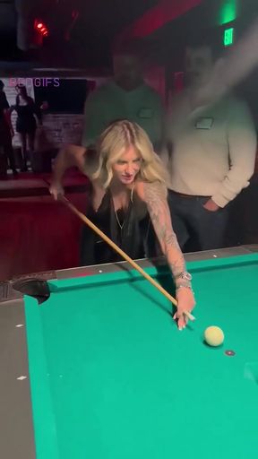 Curvy couple gets exposed at a bachelor party club party