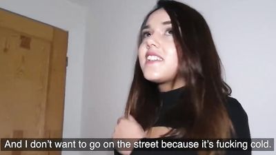 Public Agent Hot Tourist Sucks and Fucks Agents Big Cock in Stairwell