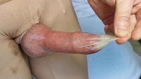 sequel to sissy slut middle east hotel adventure – ejaculation in a tight condom on the hotel balcony