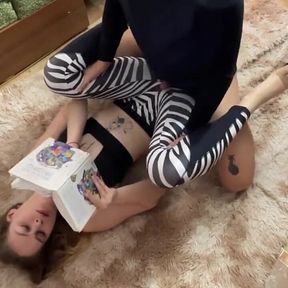 Teasing Stepbro with My Ass in Heels and Yoga Pants