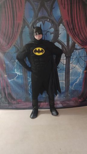 My BF and I All Dresses up as Bat Man and Bat Girl