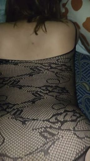 I love it when my friend sticks his cock in me when I wear lingerie