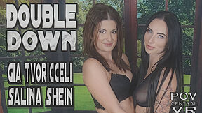 Shalina Shein, Gia Tvoricceli And Salina Shein In And Double Down