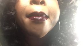 Big Black Cherry Luscious Lip with the Smoke