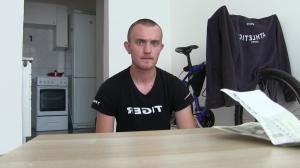 Debt Dandy: Tight biker finds irresistible rough nailing