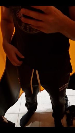 I Tried Some Sports Clothing Today. Walking Commando with My Toy
