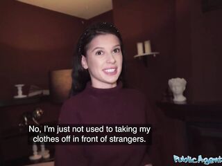 Lonely Party Beauty Creeps Off for Casting - Public Agent