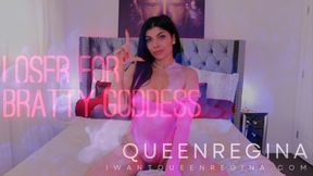 Loser for  Bratty Goddess  Shiny tease part 3