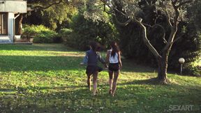 Two Girls One Lake - Lorena B & Sabrisse A
