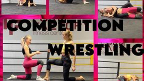 COMPETETIVE FEMALE WRESTLING with GINGER