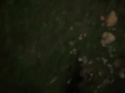 Lances little dic pissing outside