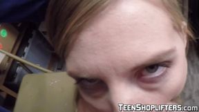 Petite blonde Ava Parker gets slammed by Justin Magnum