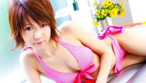 Miriya Hazuki sucks tool during flaming toilet xxx