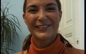 First She Smokes a Cigarette, Talks to Us and Then Masturbates