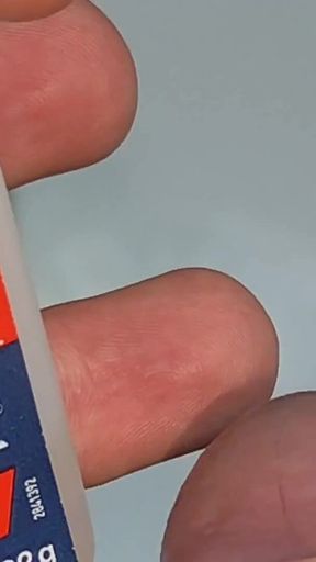 Super Glue on the Glans in the Bathroom at Work.