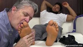 Pablo's Dress Socks And Feet Worshiped